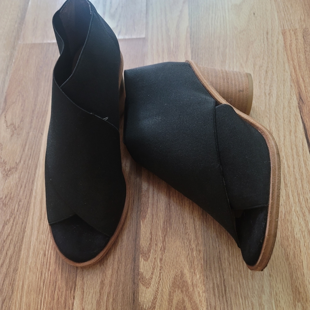 Jeffrey Campbell Black Ibiza Booties sz 8 - Picture 3 of 5
